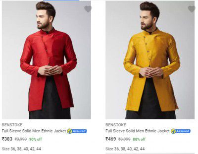 Benstoke Men's Jackets @ 90% Off