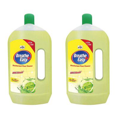 Berger BreatheEasy Disinfectant Surface & Floor Cleaner (1L, Pack of 2)