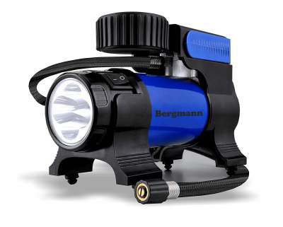 Bergmann Typhoon Heavy Duty Metal Car Tyre Inflator