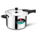 Bergner Argent Classic Triply Stainless Steel 8 Liters Outer Lid Pressure Cooker, Big Size...