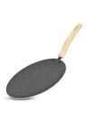 BERGNER Earth Black Non-Stick 26 cm Concave Tawa...