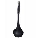 BERGNER Master Pro 2-in-1 Nylon Soup Ladle for Cooking (Black)...