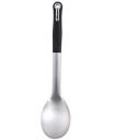 BERGNER Master Pro Stainless Steel Kitchen Spoon with Nylon Handle, Black...