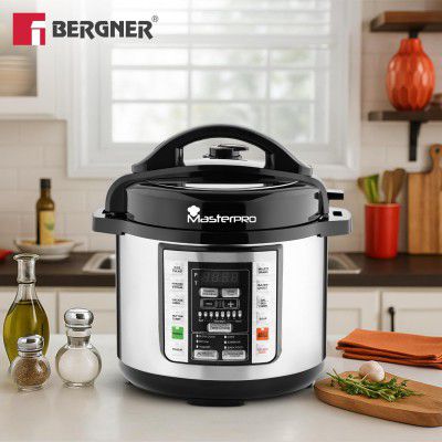Bergner MasterPro 3L Electric Pressure Cooker | 3L Non-Stick Multicook Pot | 18 Preset Menu | Delay Timer