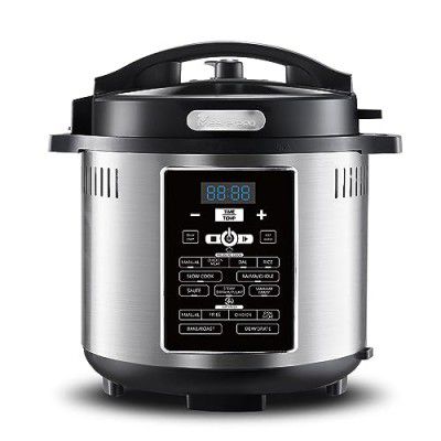 Bergner MasterPro Instant Pot, 1500W, 6L, 12-Level Safety System, 24 Hours Set Up Preset Function