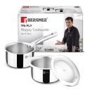 Bergner Tripro Triply 3 Pcs Stainless Steel Cookware Happy Set...