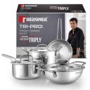 [Extra Rs.1093 OFF] Bergner TriPro TriPly 7Pc Cookware Set with 5-Year Warranty...