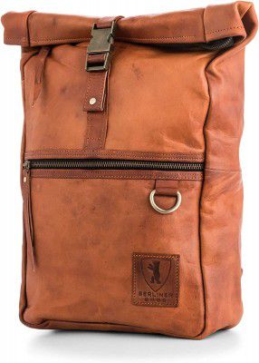 Berliner Bags Utrecht Leather Backpack Laptop Rucksack Men Women Retro Brown