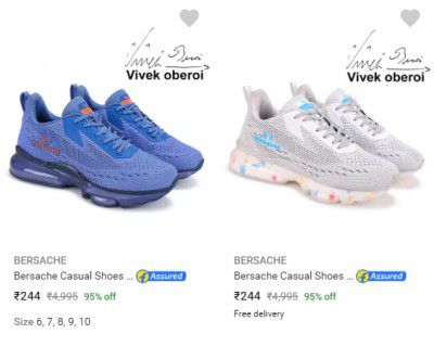 Bersache Casual Shoes upto 95% off