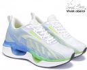 BERSACHE Sports Walking Gym sneakers Trekking Hiking Shoe With High-Quality Sole Running Shoes For Men (White)...