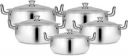 BERTOL KITCHENWARE Cookware Set (Stainless Steel, 5 - Piece)...