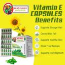 BEST CHOICE NUTRITION Vitamin E capsule for Face Pimple Glowing Skin & hair care (10 x 5 No)...