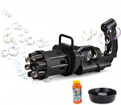 Beston® 8-Hole Electric Bubbles Gun (Color AS PER Availability)