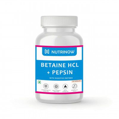 Betaine HCL + Pepsin | with Digestive Enzymes (60 Capsules)