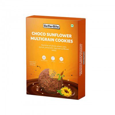 Better Bite Choco Sunflower Multiigrain Cookies, 180gm