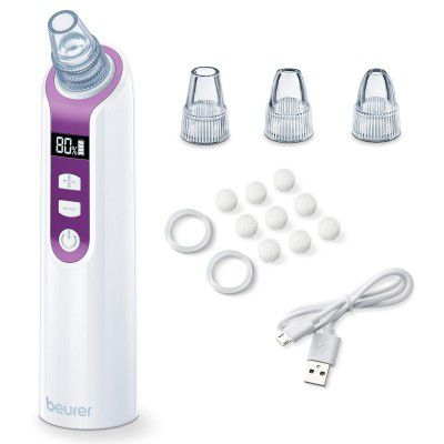 Beurer FC 41 Power deep Pore Cleanser Vacuum Technology for deep-Pore Cleansing | Suitable for All Skin Type | Includes Replacement Filter