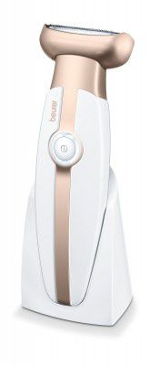 Beurer Hl 35 Female Shaver With Flexible Shaver Head Suitable For Wet And Dry Shaving With Integrated Trimmer 3 Years Warranty,White