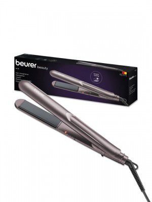 beurerHS 15 Hair Straightener with Ceramic Coated Plates - Gunmetal-Toned