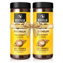 Bevzilla 400 Gram (200 Gm Pack of 2) Instant (Hazelnut) Coffee Powder | Make 200 Cups | 100% Arabica| Strong Coffee| Espresso, Latte & Cappuccino | Hot & Cold Coffee | Unbreakable Jar...