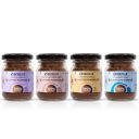 Bevzilla 50 Grams X 4 Flavoured Instant Coffee Powder Pack of Colombian Gold, Turkish Hazelnut, French Vanilla & English Butterscotch | Strong Coffee| 100% Arabica Instant Coffee...