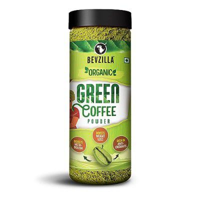 Bevzilla Green Coffee Beans Powder - 275 Grams | For Weight Loss Chlorogenic Acid | Immunity Booster| Natural Super Drink