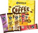 Bevzilla Instant Coffee Powder - 60 Sachets Box, Makes Premium Cups, 15 Sachet Each Instant Coffee (60 x 2 g, Assorted Flavoured)...
