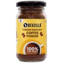 Bevzilla Instant Coffee Powder (Turkish Hazelnut Flavour) - 75 Grams | 100 % Premium Arabica Beans | Makes 40 Cups...