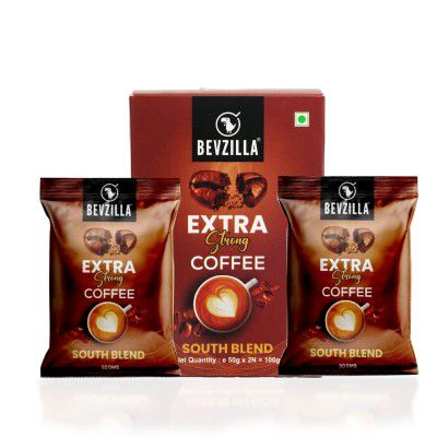 Bevzilla Instant Filter Coffee Powder – South Blend | 100g (50g x 2 Packs)