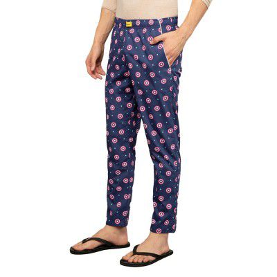 Bewakoof America Shield Printed Pyjama for Men