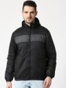 Bewakoof Men Black Solid Sporty Jacket...