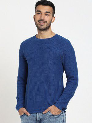 Bewakoof Men Blue Pullover