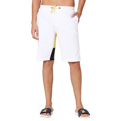 Bewakoof Men Plain Regular Fit Cotton Shorts