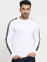 Bewakoof Men White & Black Cotton Pullover...