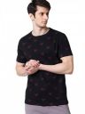 Bewakoof Men's All Over Printed 100% Cotton T-Shirt - Regular Fit, Round Neck, Full Sleeves...