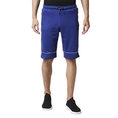 Bewakoof Mens Plain Zipper Pocket Shorts