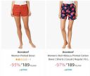 Bewakoof Women Boxers Starting at ₹189 | Upto 97% Off...