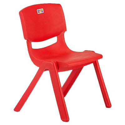 Bey Bee Strong And Durable Plastic Chair For Kids (1-4 Years) Red