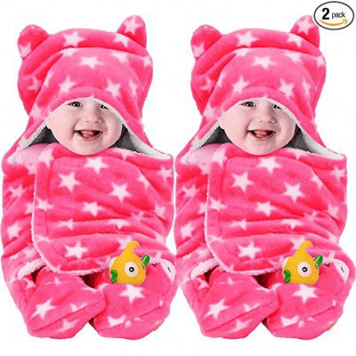 BeyBee 3 in 1 Star Blanket/Sleeping Bag for New Born Babies