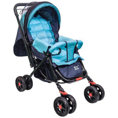 BeyBee Baby Stroller for 0 to 3 Years, New Born (Blue)