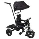 BeyBee Beta Secure Baby Tricycle for Kids with Sun Canopy & Parents Handle and Storage Basket Back Side (Black)...