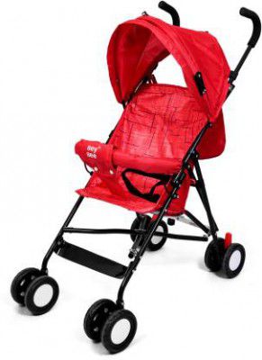 BeyBee City Stroller/Buggy, Compact & Travel Friendly, Baby Stroller, Kids Stroller Buggy  (No Recline position, Orange)