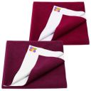 BeyBee Non-Toxic Quick Dry Sheet for New Born Baby|Anti-Piling Soft Fleece Bed Protector|Waterproof ...