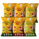 Beyond Snáck Natural Kerala Banana Chips Healthy and Delicious Flavoured Snacks- No Hand Touch- 3 Flavours 600gms...