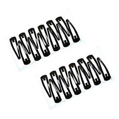 BHAJANLAL GREENERY Dhiya Fashions & Supplies - (Pack Of 24) Black Tic Tac Hair Clips For Girls
