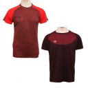 BHAJJI Combo of 2 T-Shirts Size Medium(38) Round Neck T Shirt B-022 MEHROON with Round Neck B-014 MEHROON...