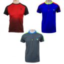 BHAJJI Cricket Set of 3 T-Shirts Size 36 (B-006 Royal Blue,B-048 Royal Blue and B-048 Grey)...