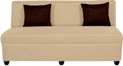 Bharat Lifestyle Delta Fabric 3 Seater Sofa  (Finish Color - Cream, DIY(Do-It-Yourself))