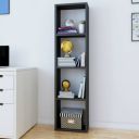 Bharat Lifestyle Merapi Engineered Wood Open Book Shelf  (Finish Color - Wenge, Knock Down)...