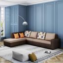 Bharat Lifestyle Nano Fabric 6-Seater Sofa...