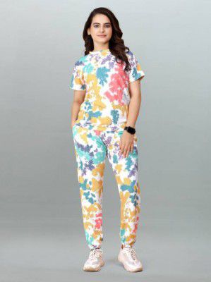 BHAVUFASHION Printed Women Track Suit
